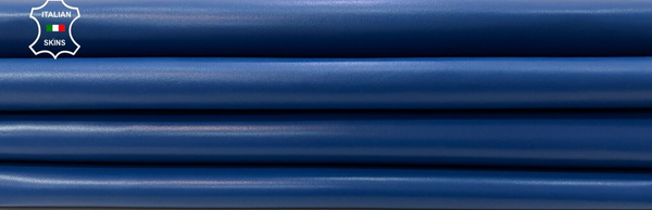BLUE Soft Italian Lambskin leather hides Bookbinding 2 skins 10+sqf 0.8mm #C285
