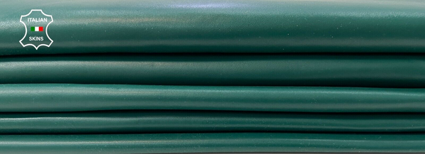 TEAL GREEN Soft Italian Lambskin leather Bookbinding 2 skins 10+sqf 0.8mm #C283