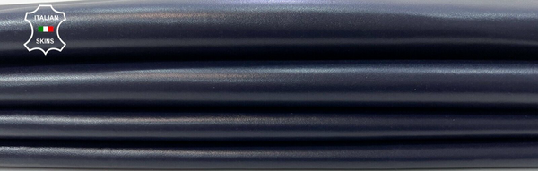 DARK BLUE Soft Italian Lambskin leather hides 2 skins 10+sqf 0.7mm #C289