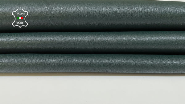 Dark Green Soft Italian genuine STRETCH Lambskin Lamb Sheep wholesale leather skins Elastic pants trousers leggings 0.5mm to 1.0 mm