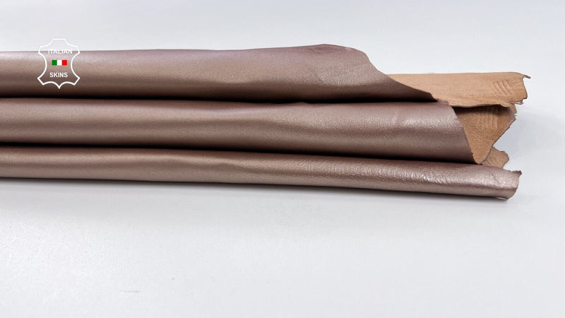 OLD PINK NUDE PEARLIZED Italian Lambskin Sheep leather hides 6sqf 1.0mm #C1813