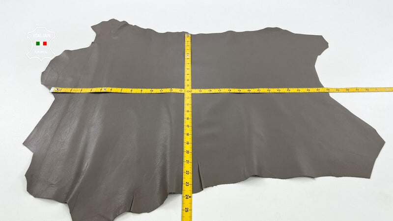 TAUPE BROWN Soft Italian Lambskin leather hides Bookbinding 5+sqf 0.9mm #C1449
