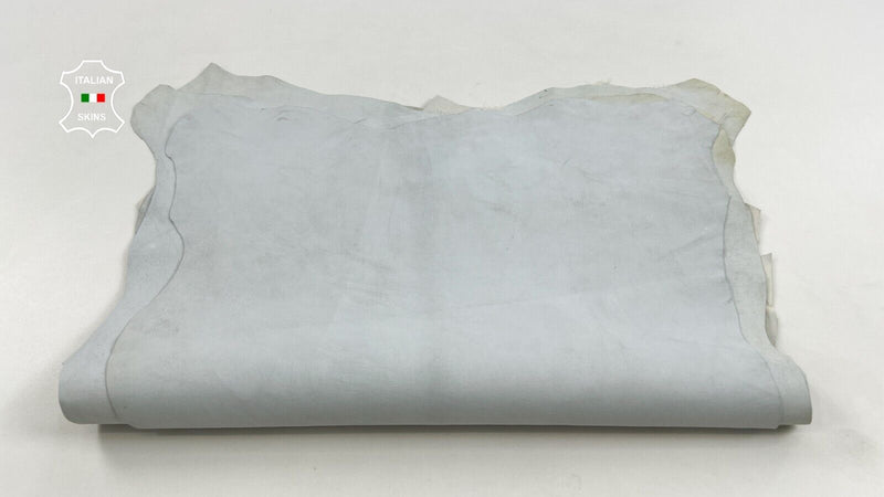 UNDYED GREY NUBUCK BACKED Italian Goatskin leather 4 skins 14sqf 0.7mm #C1605
