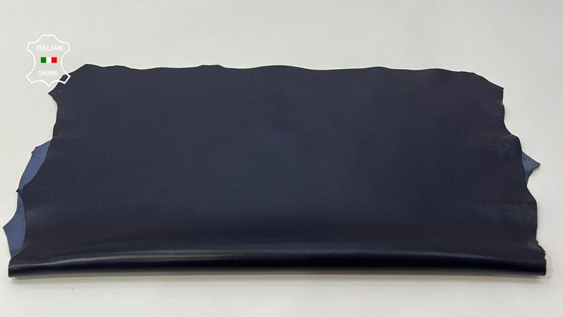 NAVY DARK BLUE Soft Italian Lambskin leather hides Bookbinding 7sqf 1.0mm #B9934