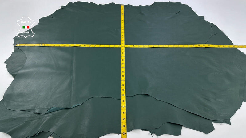 JUNGLE GREEN COLOR Soft Lambskin Lamb Sheep leather 3 skins 25sqf 0.8mm C2681