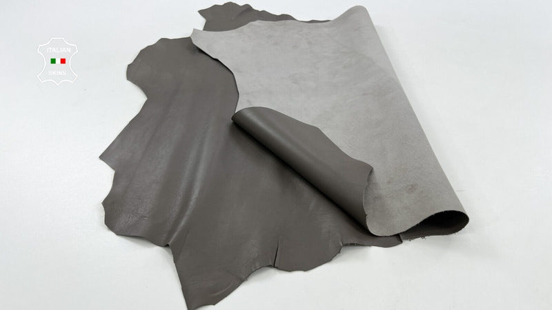 TAUPE BROWN Soft Italian Lambskin leather hides Bookbinding 5+sqf 0.9mm #C1449