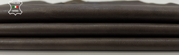 BROWN WASHED  ANTIQUED VEGETABLE TAN RUSTIC Soft Lamb leather 5sqf 0.8mm #C250