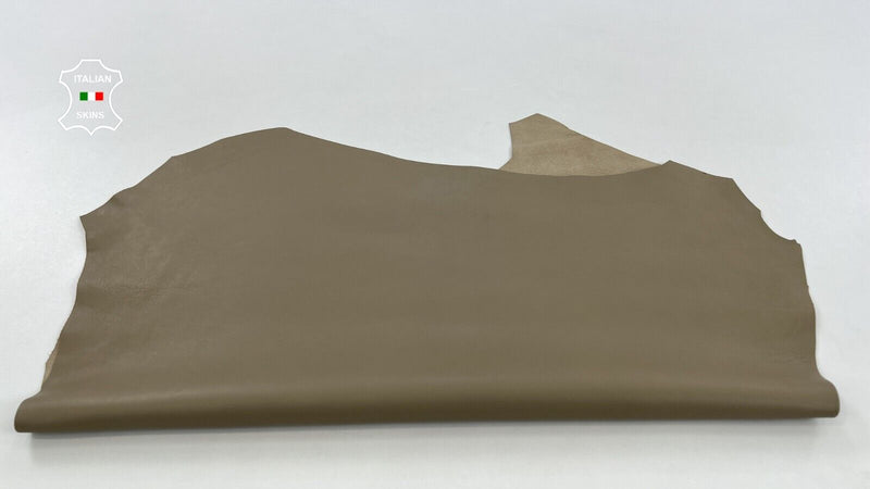 khaki beige Soft Italian Lambskin leather hide Bookbinding 4+sqf 1.0mm #C1452