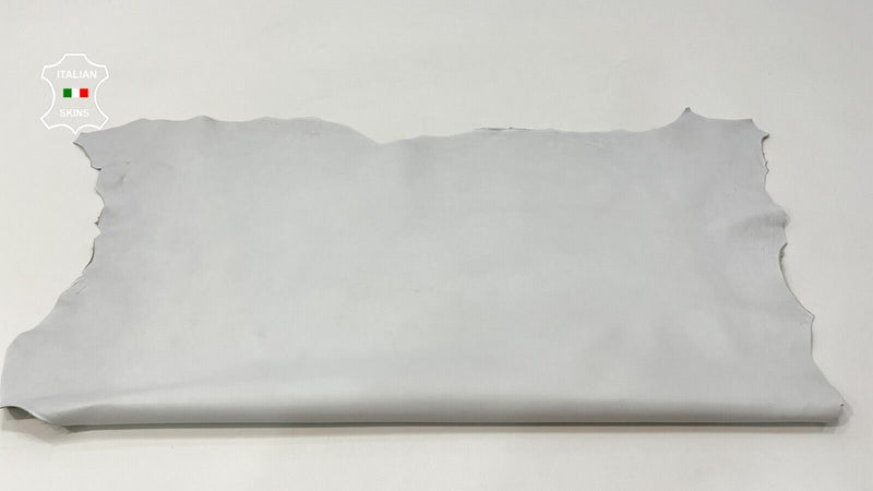 OFF WHITE Italian Goatskin Goat leather hides skins Bookbinding 6sqf 0.9mm #C402