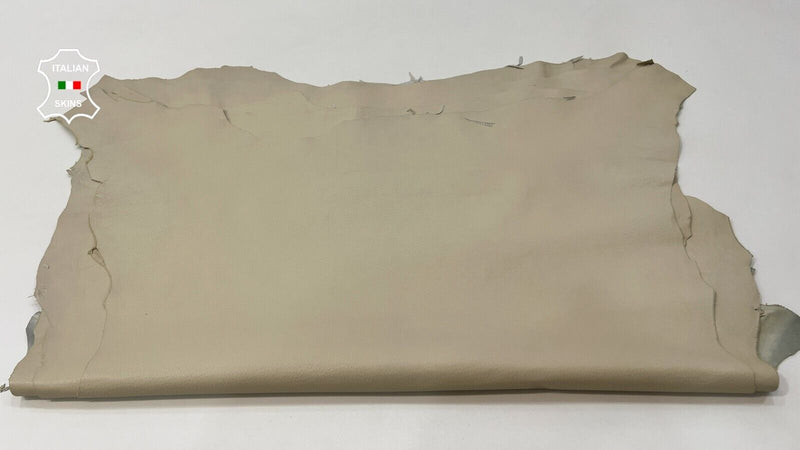IVORY TEXTURED Thin Soft Italian Goatskin Goat leather 6 skins 26sqf 0.5mm #C403