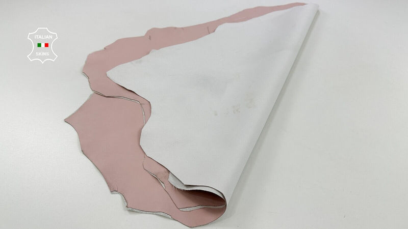 NUDE PINK BACKED Soft Italian Lambskin Sheep leather 2 skins 12sqf 1.0mm #C2733