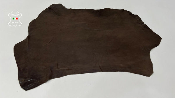 BROWN WASHED  ANTIQUED VEGETABLE TAN RUSTIC Soft Lamb leather 5sqf 0.8mm #C250