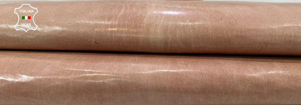 NUDE PINK VINTAGE LOOK VEGETABLE TAN Strong Goatskin leather 7sqf 0.7mm #C301