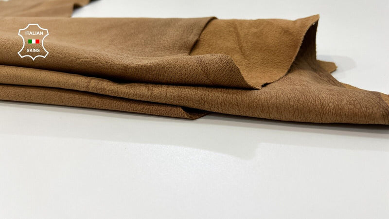 BROWN VINTAGE LOOK Soft Lambskin Sheep leather hide Bookbinding 8sqf 0.7mm #C299
