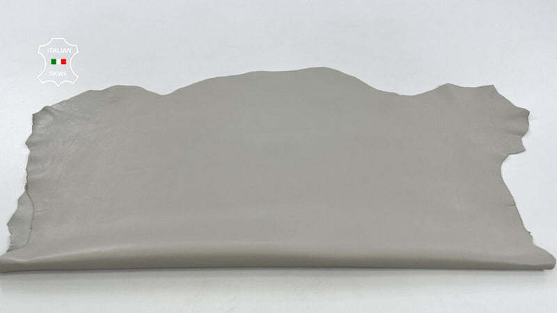 LIGHT GREY Thick Soft Italian Lambskin leather skins hides 7sqf 1.1mm #C1457
