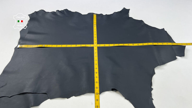 DARK GREY Italian Metis Lambskin Lamb Sheep leather 2 skins 12sqf 0.9mm #C1835