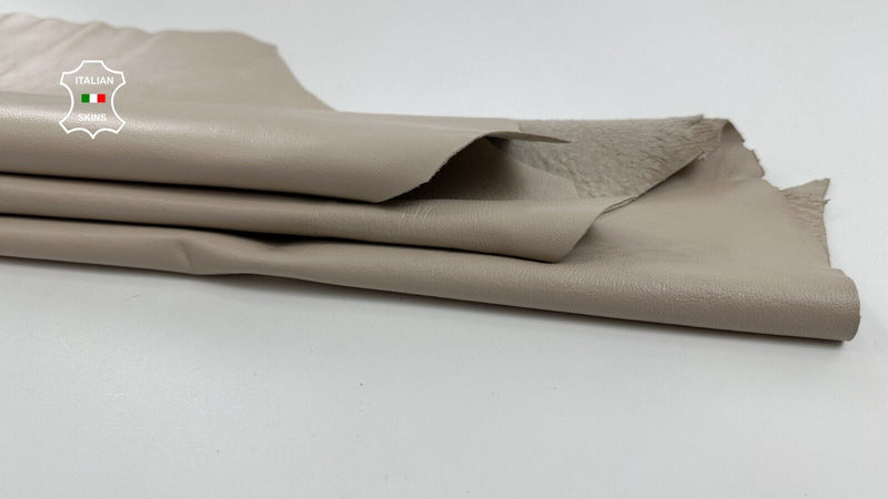 BEIGE IVORY Soft Lambskin Sheep Lamb leather hide hides skins 7+sqf 0.9mm #C2873