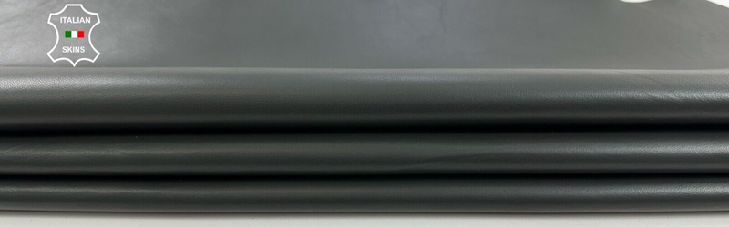 VERY DARK OLIVE GREEN Thin Soft Italian Lambskin leather hides 6sqf 0.6mm C2883