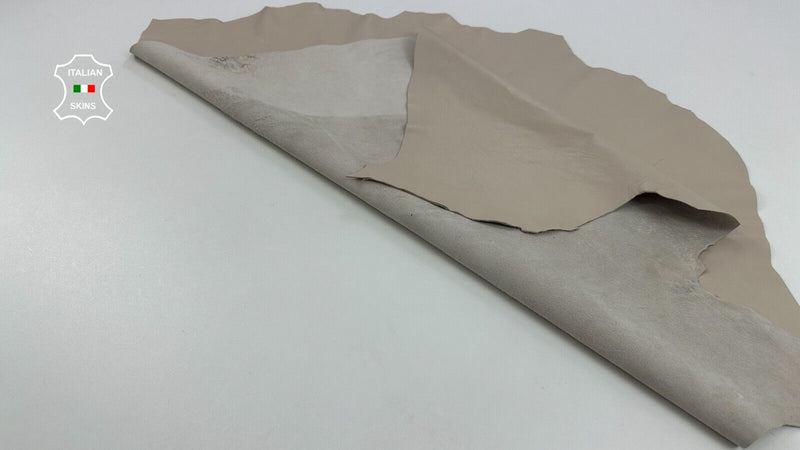 BEIGE IVORY Soft Lambskin Sheep Lamb leather hide hides skins 7+sqf 0.9mm #C2873