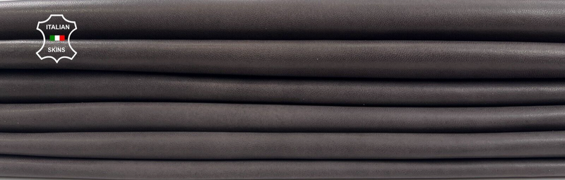 NATURAL BROWN NAKED Soft Italian Lambskin leather 2 skins 10+sqf 0.7mm #C1812