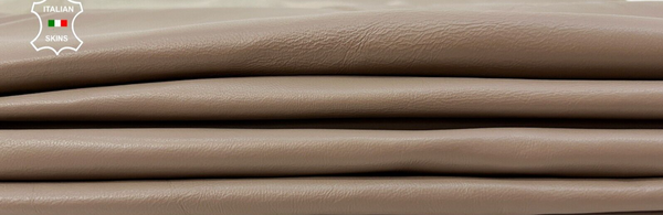 LIGHT TAUPE Soft Italian Lambskin Lamb Sheep leather 3 skins 12sqf 0.7mm #B9813