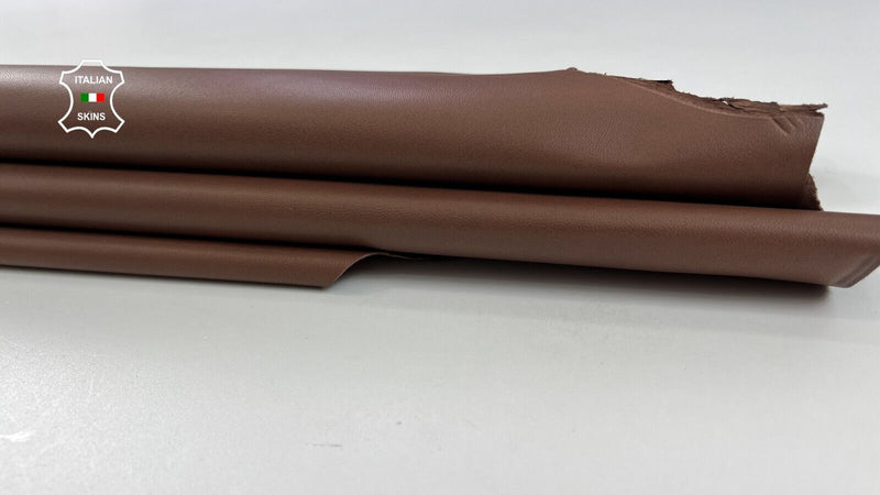 BROWN Italian Lambskin Sheep Lamb leather hides Bookbinding 6sqf 0.7mm #C1786