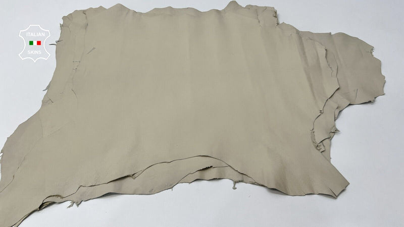 IVORY TEXTURED Thin Soft Italian Goatskin Goat leather 6 skins 26sqf 0.5mm #C403
