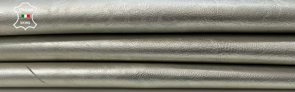 METALLIC LIGHT GOLD PLATINUM Soft Italian Goatskin leather hide 5sqf 1.0mm #C276