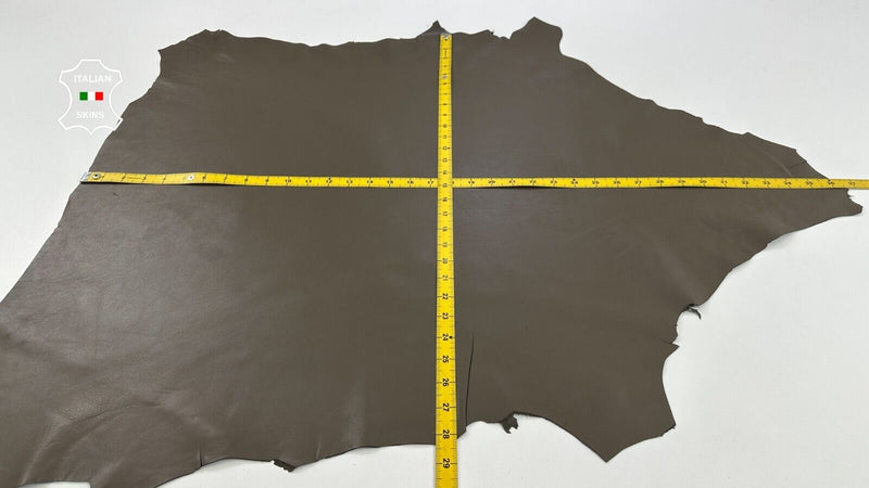 ARMY GREEN Soft Lambskin Sheep leather Bookbinding hides skins 6+sqf 0.8mm C2871
