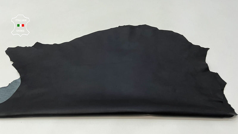NATURAL ANTHRACITE GREY MIDNIGHT BLACK Lamb Leather 2 skins 10+sqf 0.5mm #B9876