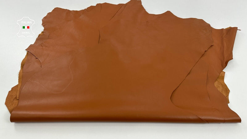 TAN MEDIUM BROWN Soft Italian Lambskin Sheep leather 3 skins  20sqf 0.7mm C3000