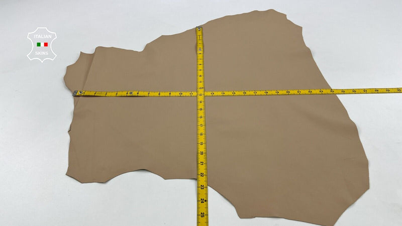 BEIGE Soft Italian Lambskin Sheep Lamb leather Bookbinding 4+sqf 0.7mm #C1633