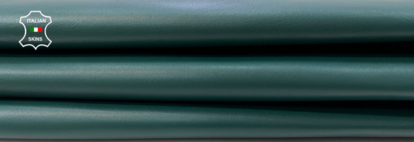 TEAL GREEN Thick Italian Goatskin leather hide hides Bookbinding 4sqf 1.1mm C92