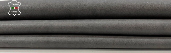 GREY WASHED VEGETABLE TAN Soft Italian Lambskin leather hides 6sqf 0.8mm #C256