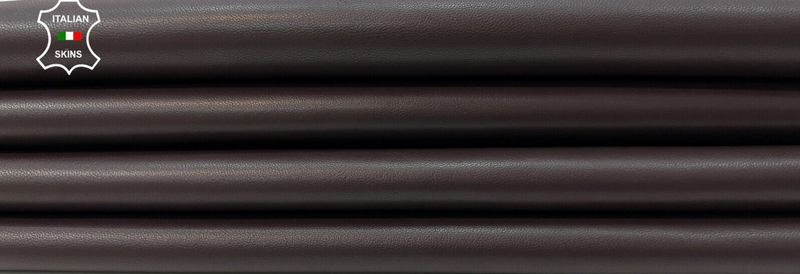 CHOCOLATE BROWN Soft Italian Lambskin leather hide Bookbinding 6+sqf 0.9mm B9935