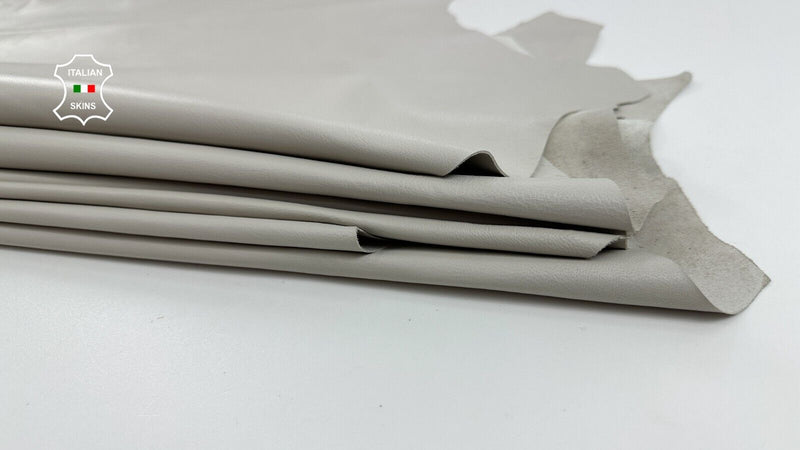 LIGHT BEIGE Thin Soft Lambskin Sheep leather hides 3 skins 25sqf 0.6mm #C2866