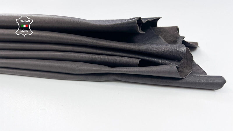 NATURAL BROWN NAKED Soft Italian Lambskin leather 2 skins 10+sqf 0.7mm #C1812