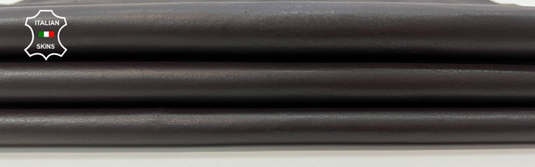 DARK BROWN Soft Italian Lambskin Lamb leather hides Bookbinding 7sqf 0.8mm B9910