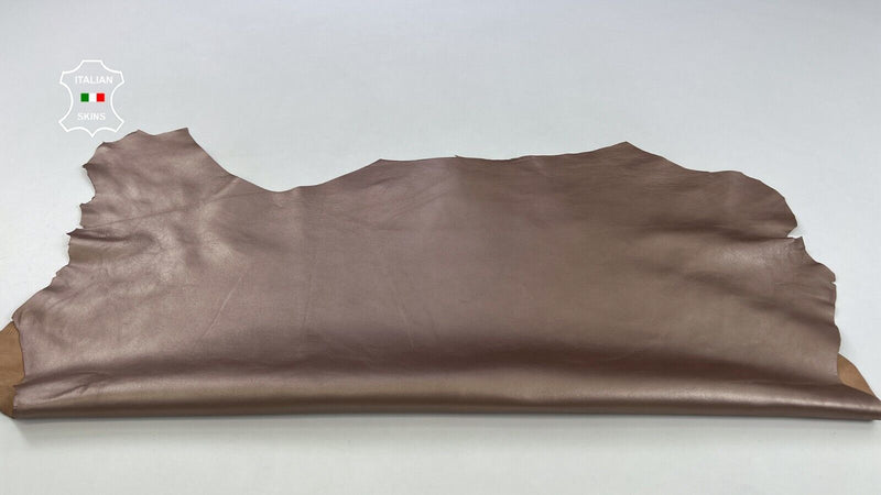 OLD PINK NUDE PEARLIZED Italian Lambskin Sheep leather hides 6sqf 1.0mm #C1813