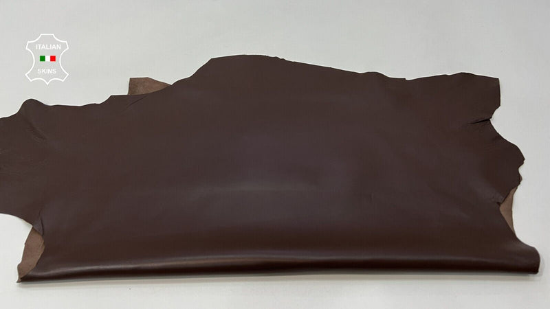 MAHOGANY BROWN Soft Italian Lambskin Lamb leather Bookbinding 6+sqf 0.8mm #C15