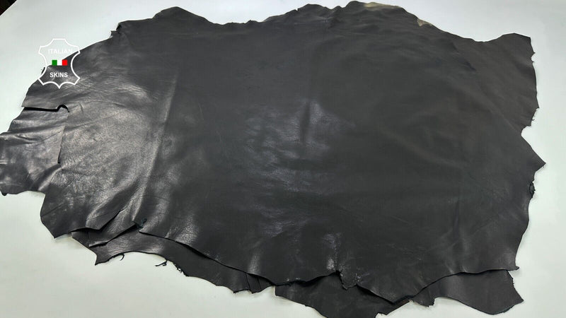 BKACK VEGETABLE TAN Soft Italian Lambskin leather hide 2 skins 18sqf 1.0mm C2350