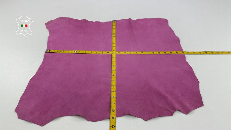 PINK SUEDE Soft Goatskin Goat leather skin skins hide hides 4+sqf 1.0mm #C2809