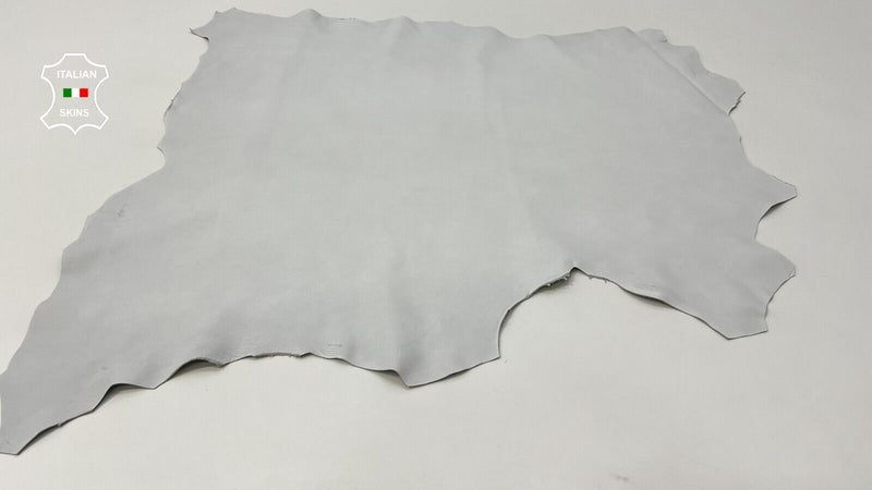 OFF WHITE Italian Goatskin Goat leather hides skins Bookbinding 6sqf 0.9mm #C402