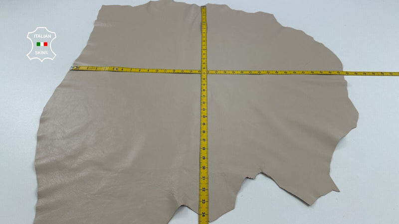 BEIGE IVORY Soft Lambskin Sheep Lamb leather hide hides skins 7+sqf 0.9mm #C2873