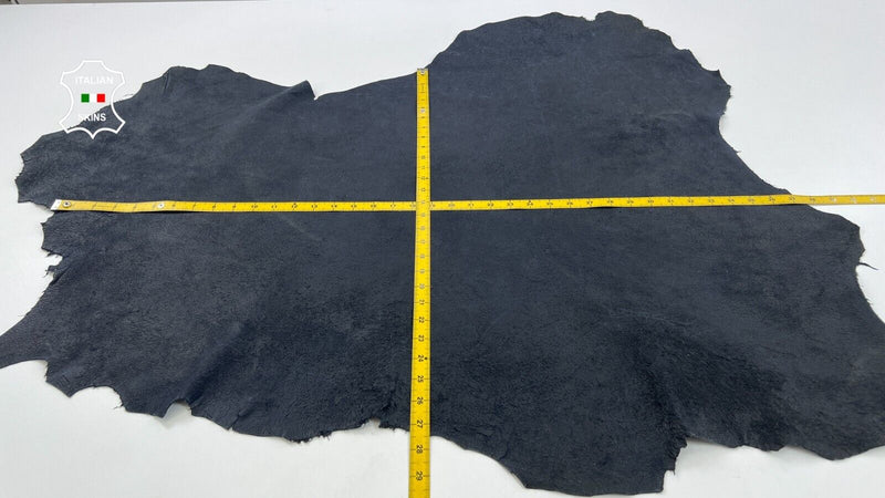 DARK BLUE ANTIQUED VERY VINTAGE Look Thin Soft Lamb leather 7sqf 0.6mm #C1489