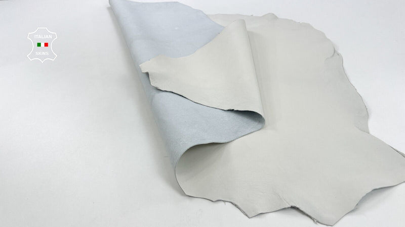 OFF WHITE Thick Italian Lambskin Sheep leather hides skins 8+sqf 1.2mm #C1416