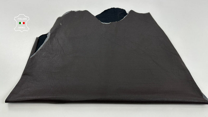 VERY DARK Brown Thin Italian STRETCH Backed Lambskin leather 7sqf 0.6mm #C2903