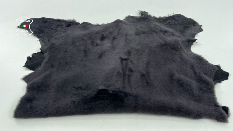 TAUPE GREY Hair On Italian sheepskin Lamb shearling fur hides 21"X34" #C1387