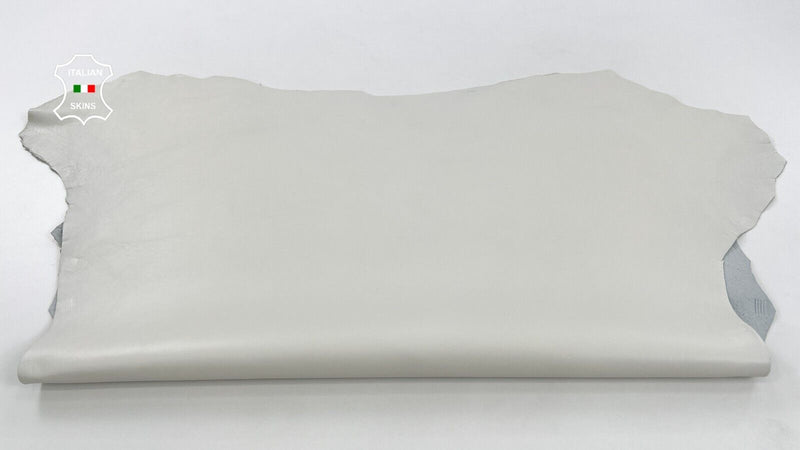 OFF WHITE Thick Italian Lambskin Sheep leather hides skins 8+sqf 1.2mm #C1416