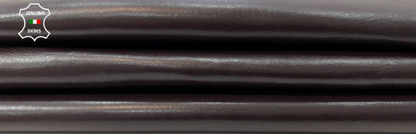 CHOCOLATE BROWN Soft Italian Lambskin leather hides Bookbinding 5sqf 0.8mm C245